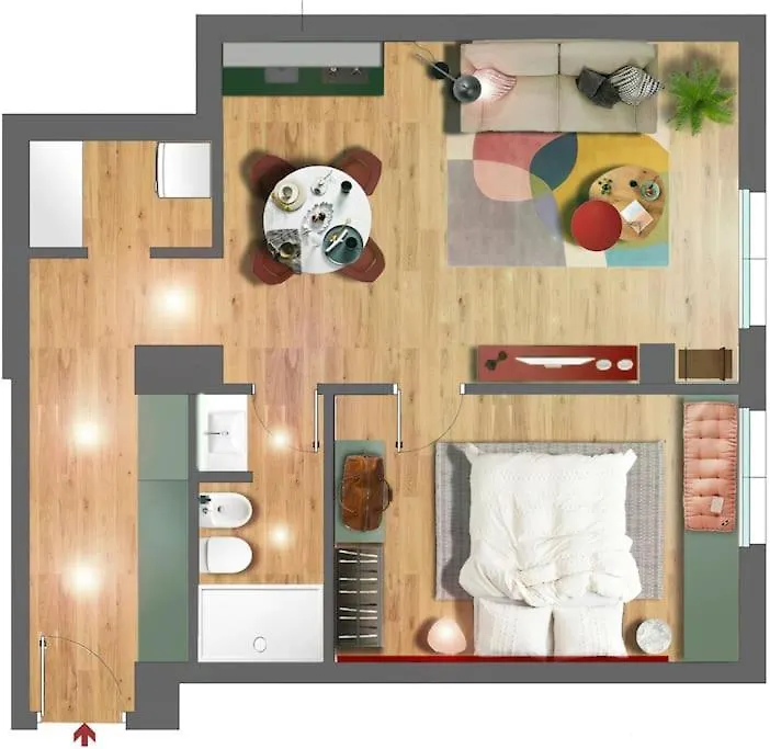 Luxury Loft Marghera Milán 0*,  Itálie